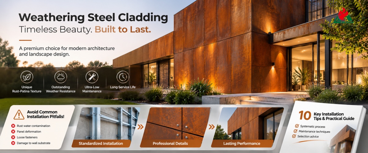 Avoid These Mistakes When Installing Corten Steel Siding